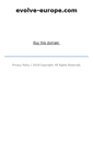 Mobile Screenshot of evolve-europe.com